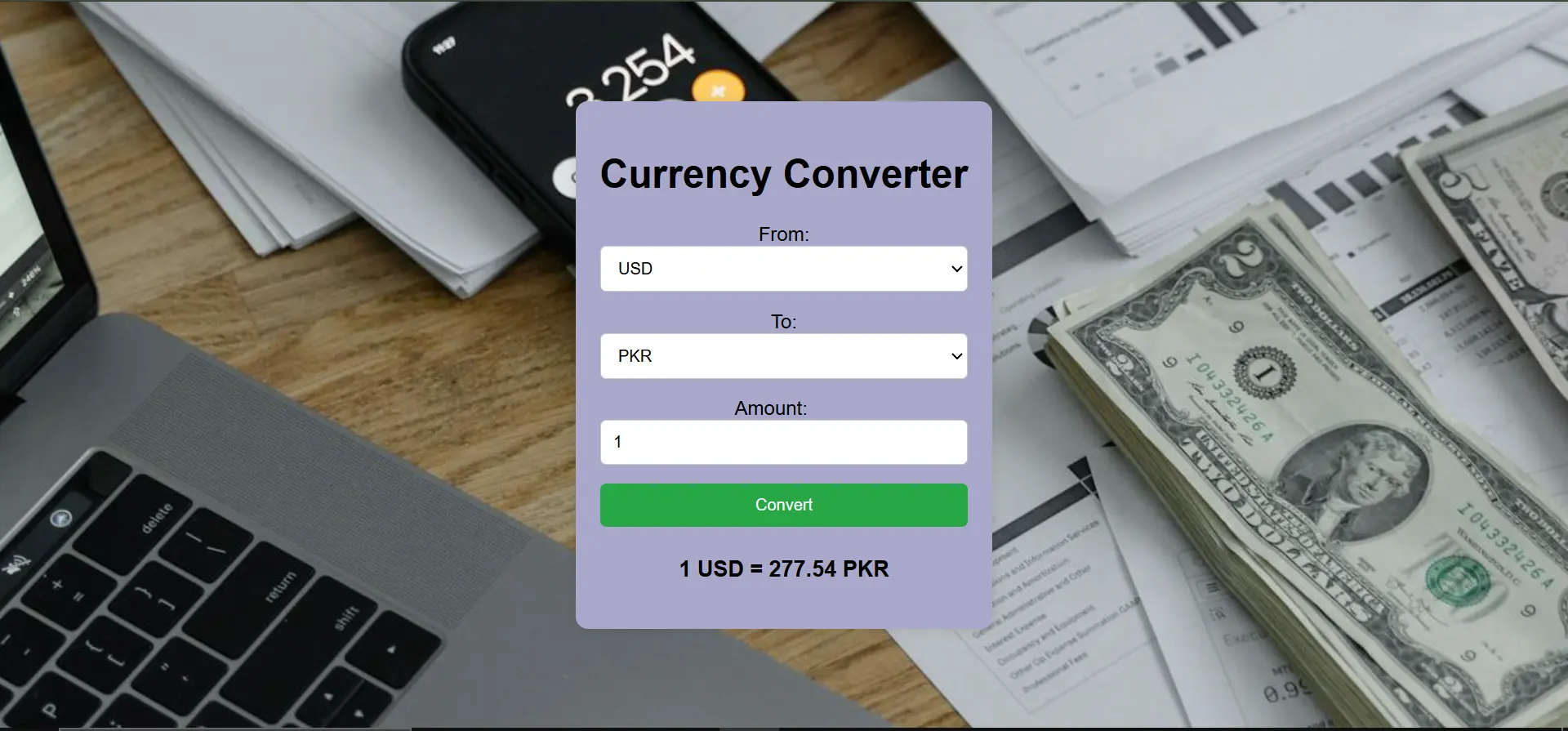 Real-Time Currency Converter